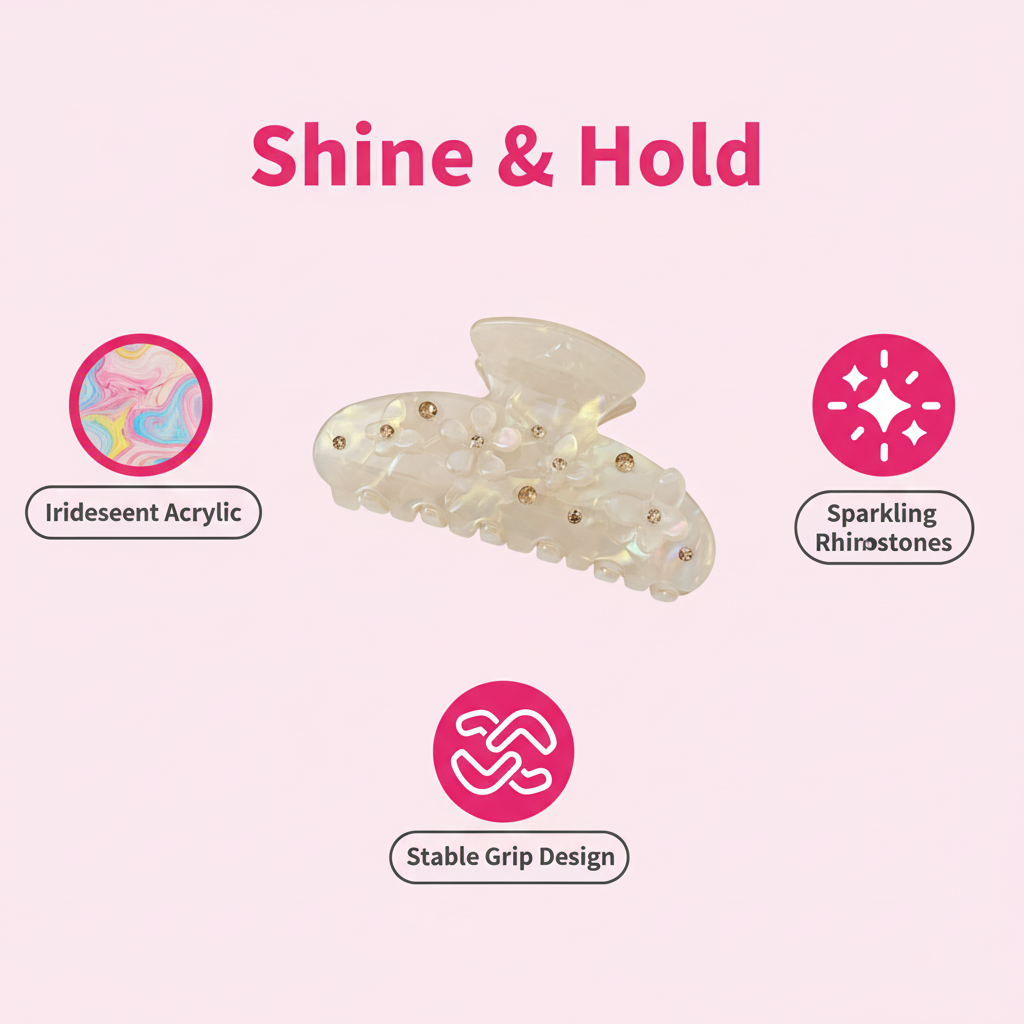 Women's Mermaid Tail Hair Clip - Amber - Slaul