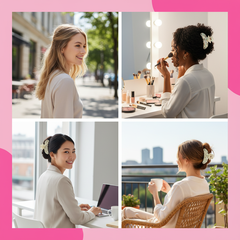 Women's Mermaid Tail Hair Clip - Amber - Slaul