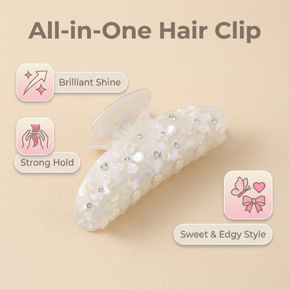 Women's Mermaid Tail Hair Clip - White - Slaul