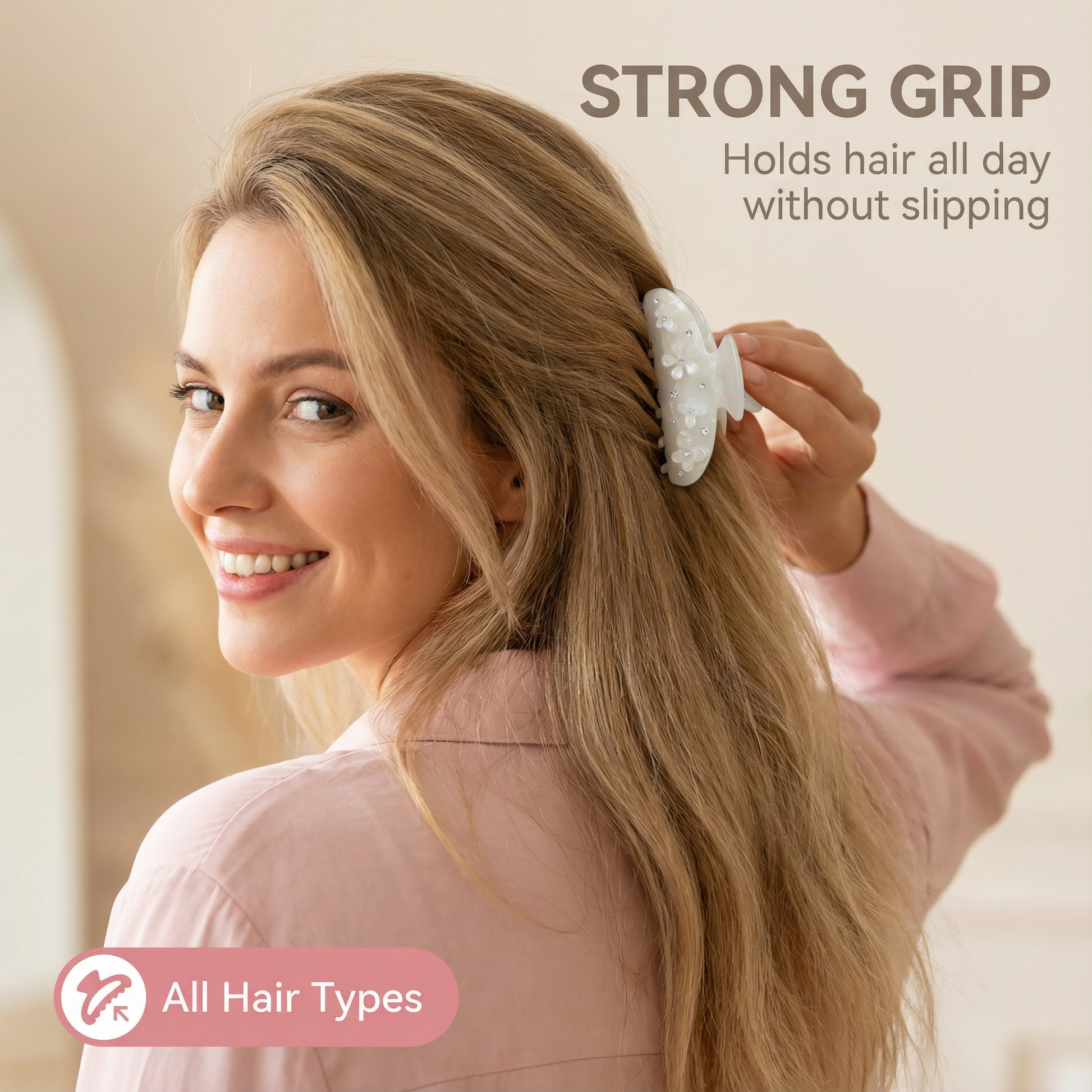 Women's Mermaid Tail Hair Clip - White - Slaul