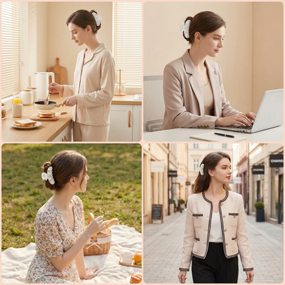 Women's Mermaid Tail Hair Clip - White - Slaul