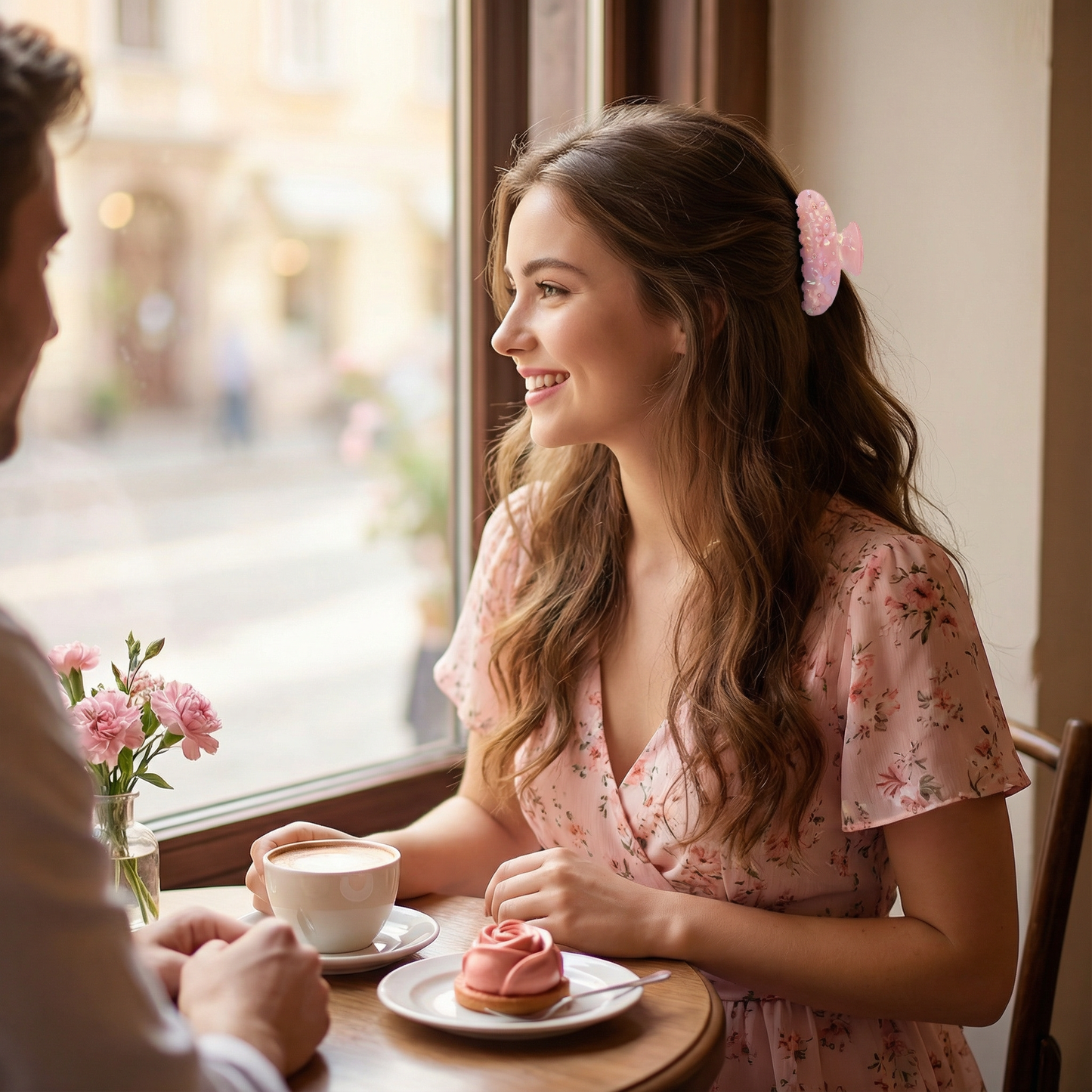 Women's Mermaid Tail Hair Clip -Pink - Slaul